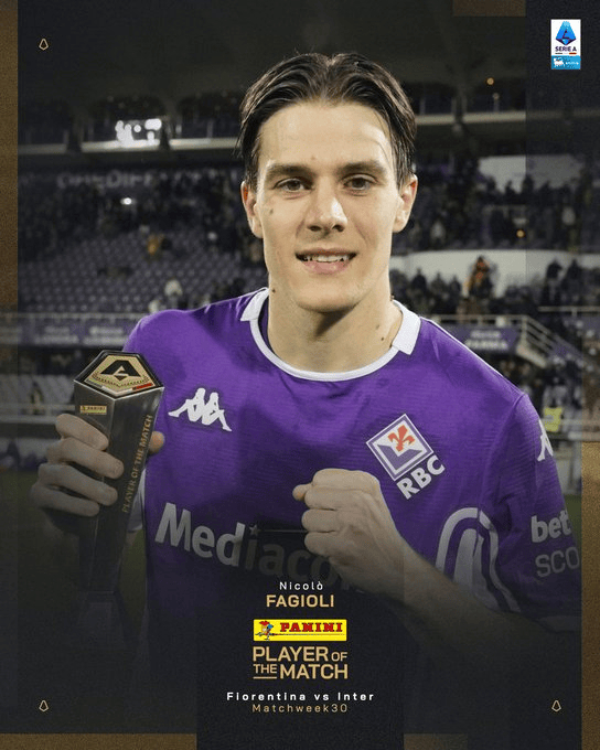 法乔利获意甲本轮最佳 佛罗伦萨主场逼平国米